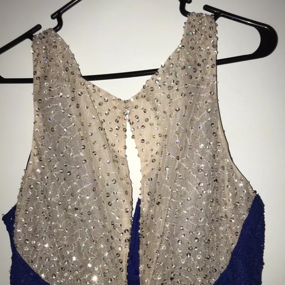 Blue Prom Dress - Picture 4 of 6